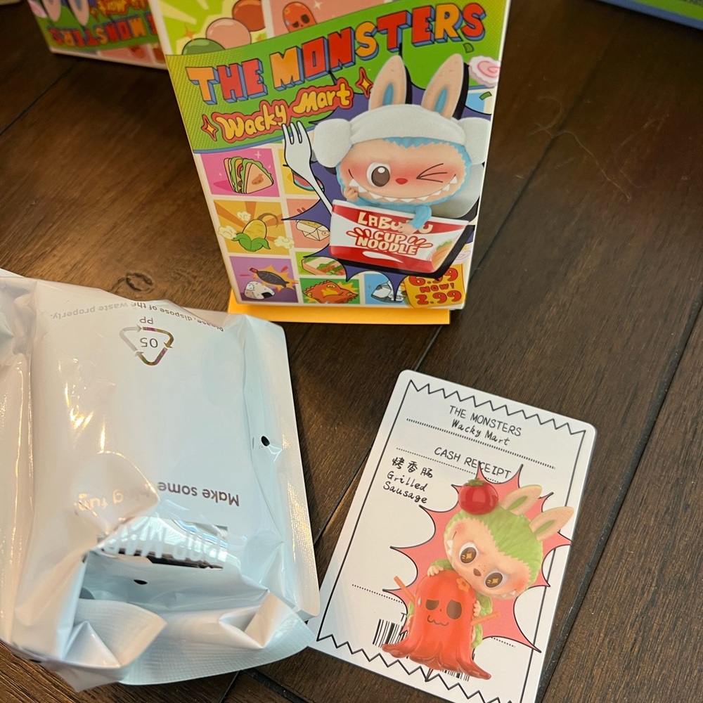 Grilled Sausage - The Monsters Wacky Mart Figures - Labubu